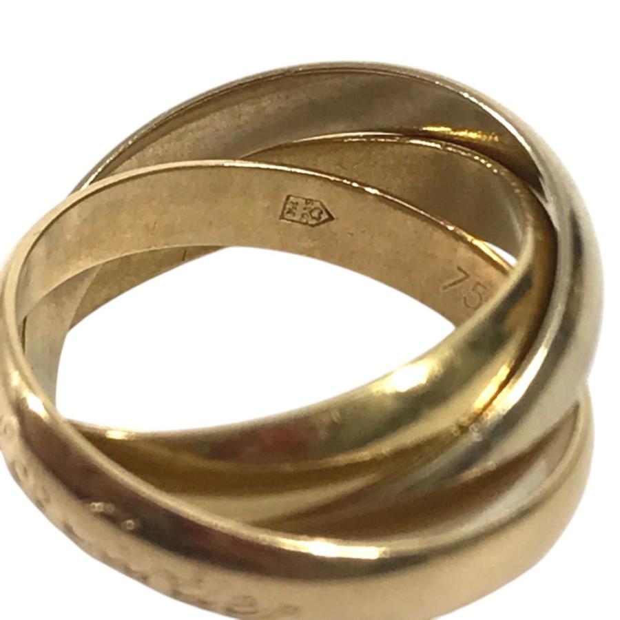 CARTIER カルティエ トリニティ ロゴ 3連 アクセサリー ジュエリー K18 金 18K リング・指輪 ゴールド レディース【中古】 | Cartier | 06