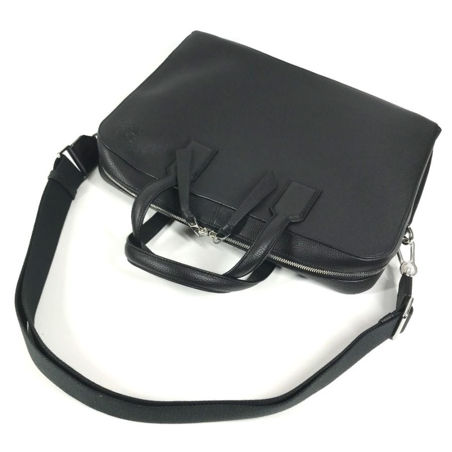 未使用 LOEWE ロエベ 337.12.P57  ゴヤ スリム ブリーフケース  ショルダーバッグ ブリーフケース 書類 ビジネスバッグ ブラック【中古】 | LOEWE | 04