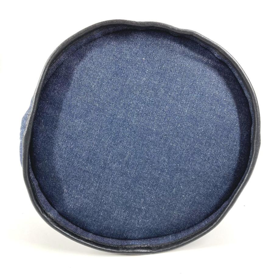 HUNTING WORLD ハンティングワールド ロゴ バケツ型 ばけつ型  2WAYバッグ ハンドバッグ トートバック ショルダーバッグ ブルー【中古】 |  | 04