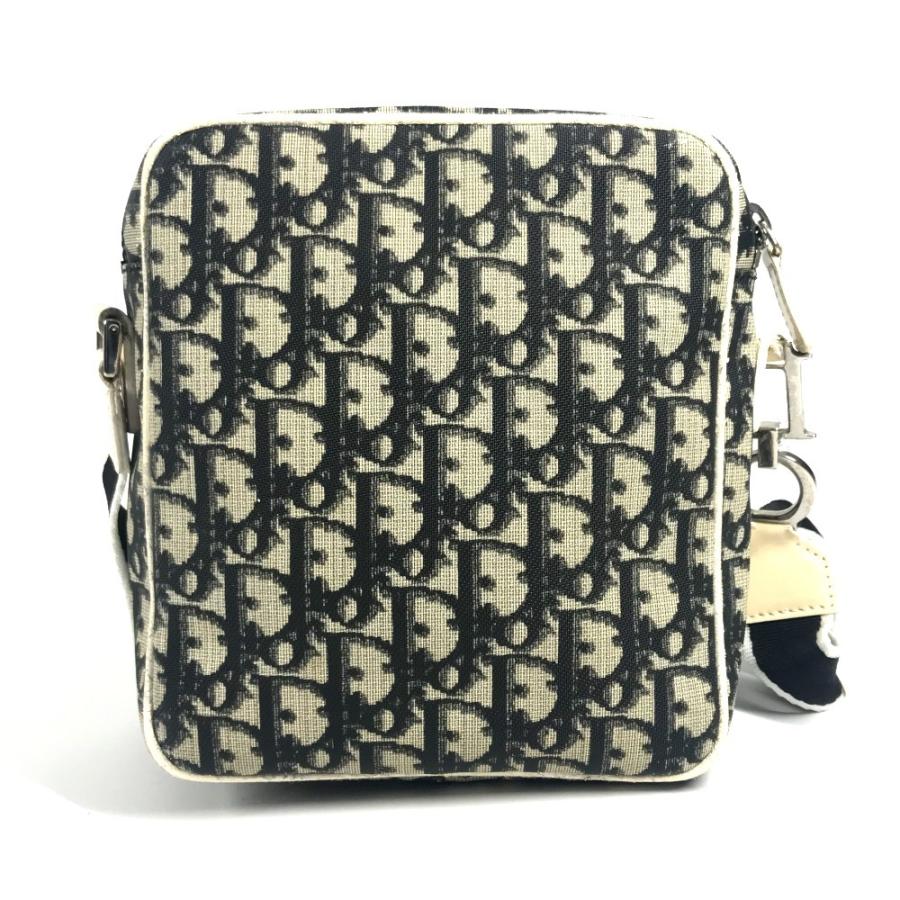 Dior ディオール トロッター NO1 ロゴ カバン 斜め掛け ポシェット ショルダーバッグ ブラック ユニセックス【中古】 |  | 01