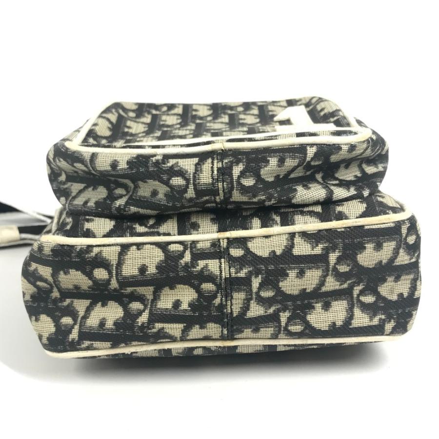 Dior ディオール トロッター NO1 ロゴ カバン 斜め掛け ポシェット ショルダーバッグ ブラック ユニセックス【中古】 |  | 04