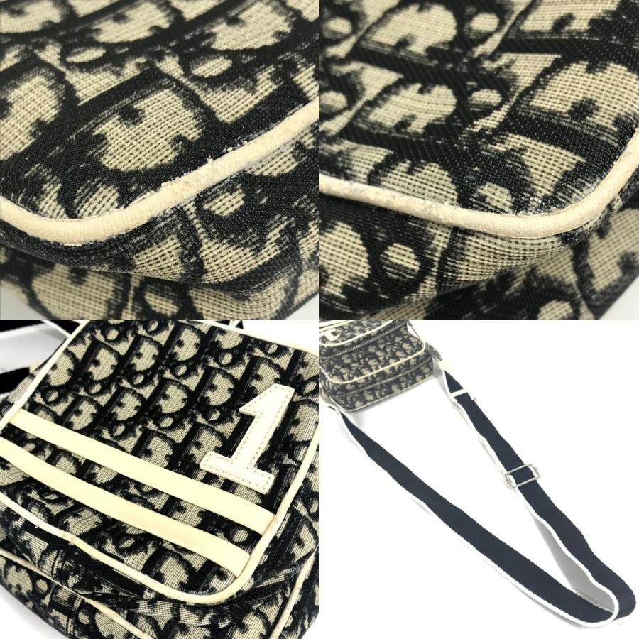 Dior ディオール トロッター NO1 ロゴ カバン 斜め掛け ポシェット ショルダーバッグ ブラック ユニセックス【中古】 |  | 07