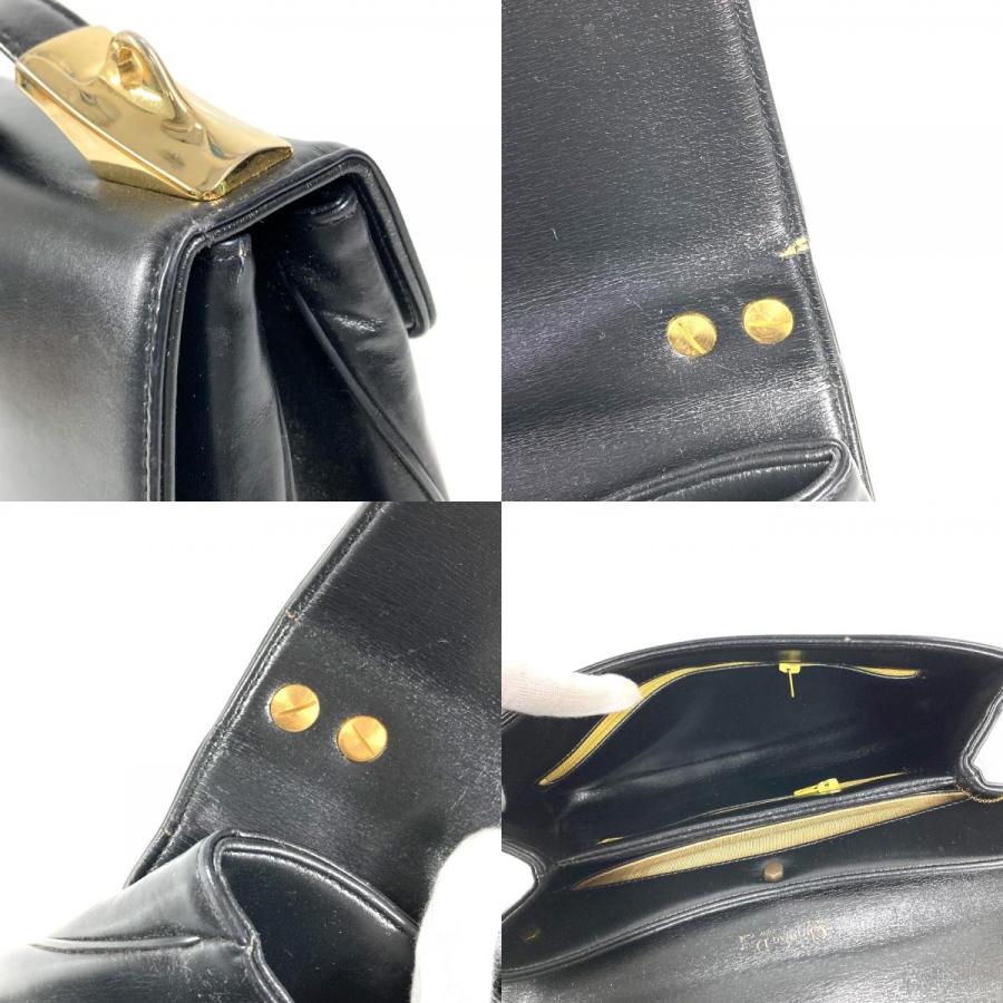 Dior ディオール CDロゴ カバン フラップ ヴィンテージ ハンドバッグ ブラック ユニセックス【中古】 |  | 08