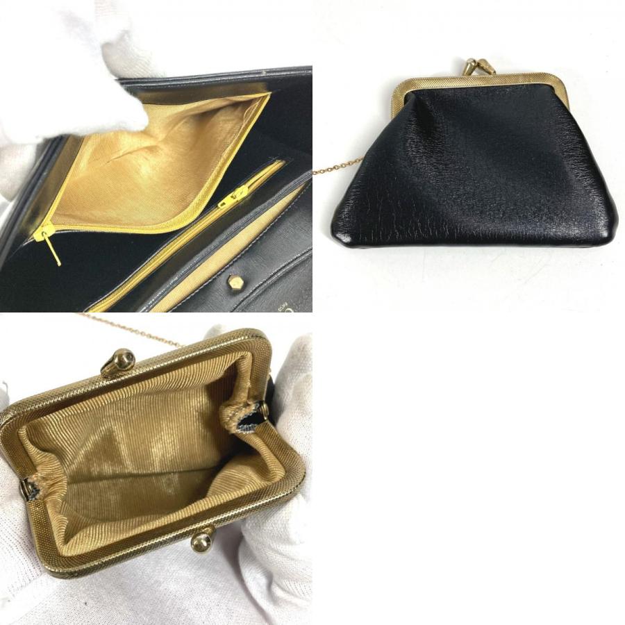 Dior ディオール CDロゴ カバン フラップ ヴィンテージ ハンドバッグ ブラック ユニセックス【中古】 |  | 09