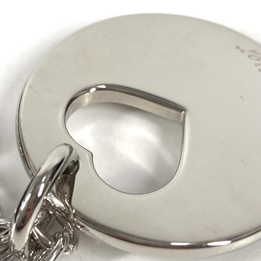 美品 CARTIER カルティエ ハート ロゴ バッグチャーム キーチェーン キーホルダー シルバー ユニセックス【中古】 | Cartier | 08