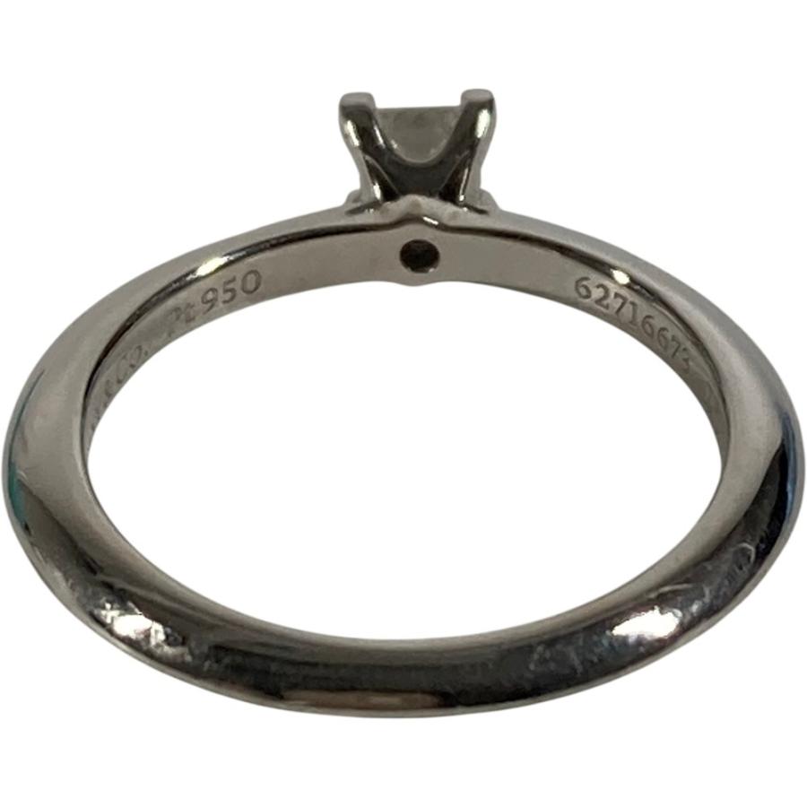 美品 TIFFANY&Co. ティファニー プリンセスカット プラチナ アクセサリー D0.19ct ダイヤ  リング・指輪 シルバー レディース【中古】 | TIFFANY&Co. | 06