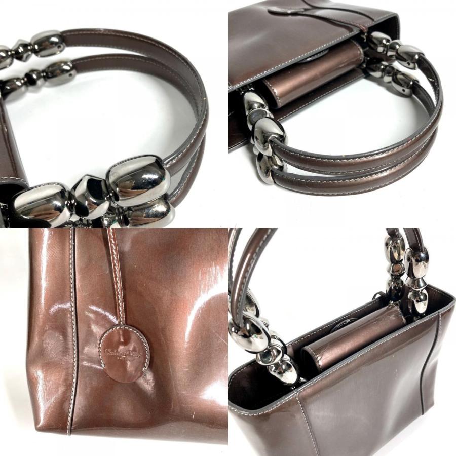 Dior ディオール マリスパール ロゴ カバン ヴィンテージ ハンドバッグ ブラウン ユニセックス【中古】 |  | 08