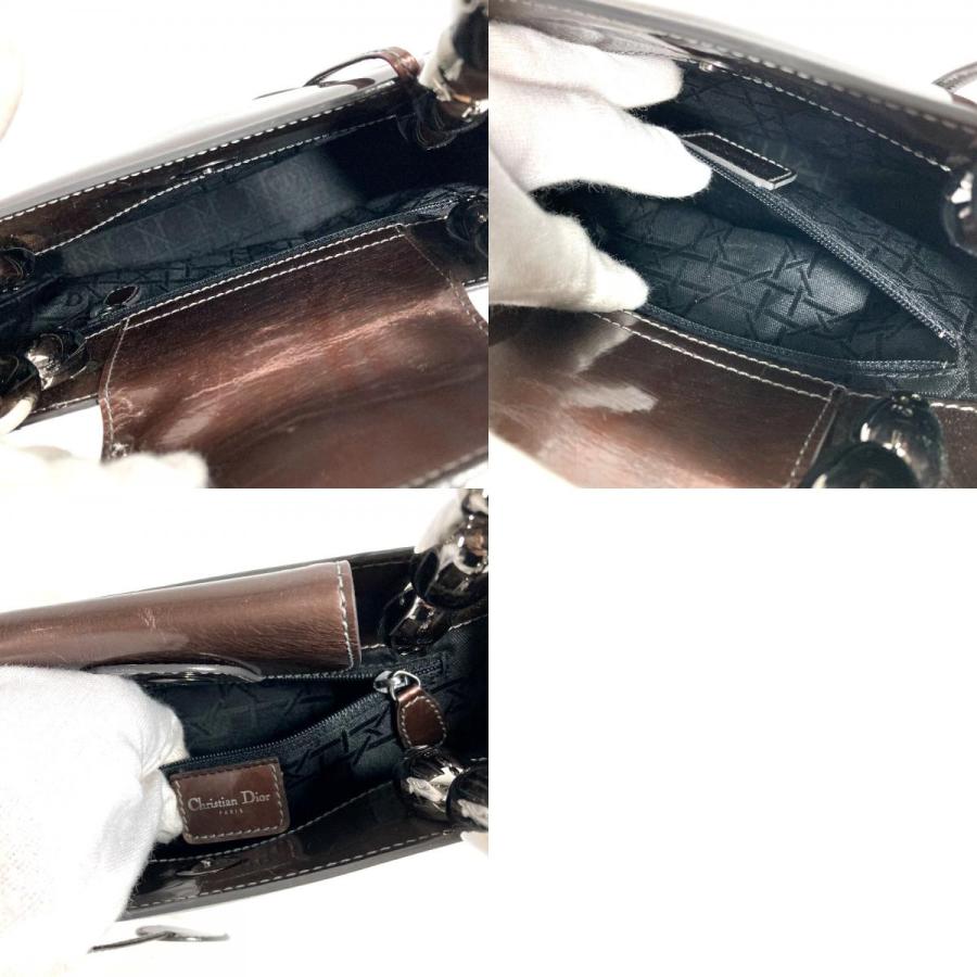 Dior ディオール マリスパール ロゴ カバン ヴィンテージ ハンドバッグ ブラウン ユニセックス【中古】 |  | 09