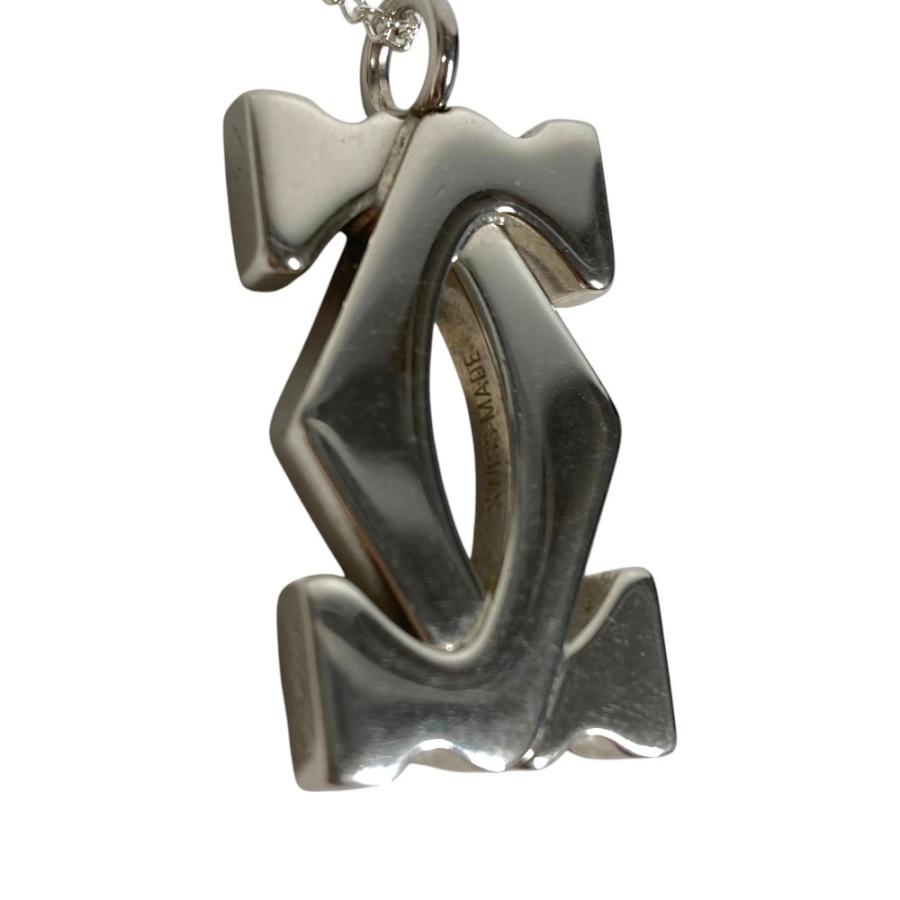 CARTIER カルティエ ロゴ チャーム ネックレス チェーン アクセサリー ペンダントトップ シルバー ユニセックス【中古】 | Cartier | 01