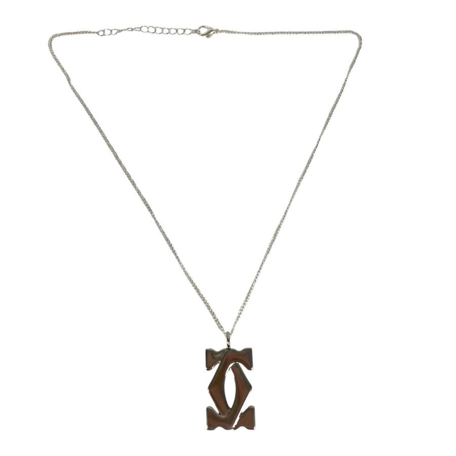 CARTIER カルティエ ロゴ チャーム ネックレス チェーン アクセサリー ペンダントトップ シルバー ユニセックス【中古】 | Cartier | 02