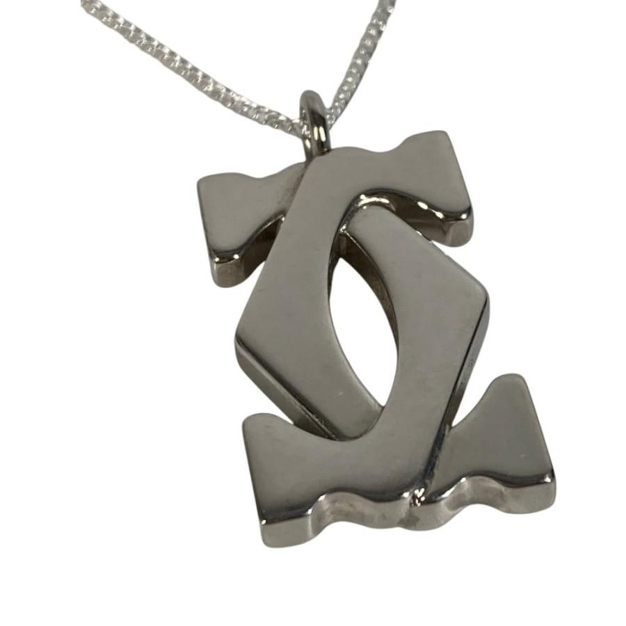 CARTIER カルティエ ロゴ チャーム ネックレス チェーン アクセサリー ペンダントトップ シルバー ユニセックス【中古】 | Cartier | 04