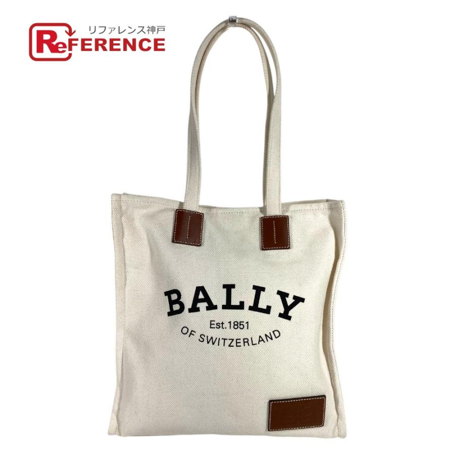 Bally（バリー） ロゴ 縦型トート カバン 肩掛け トートバッグ