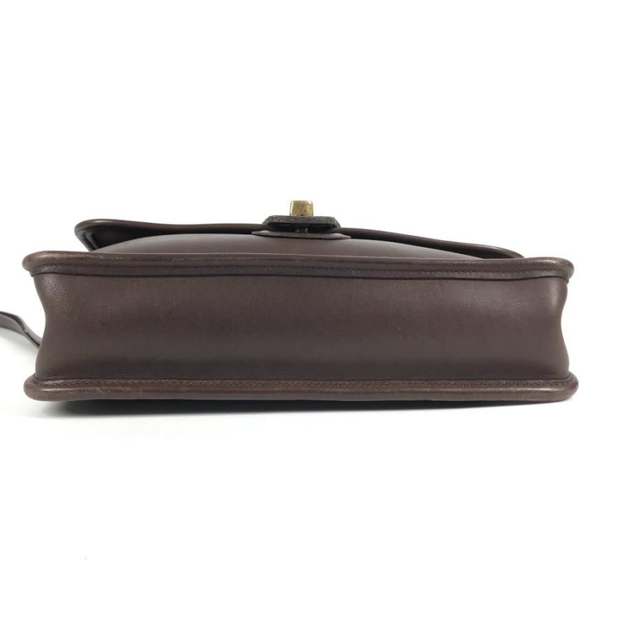 COACH コーチ 9832 ロゴ カバン ストラップ付き フラップ クラッチバッグ オールドコーチ セカンドバッグ ブラウン ユニセックス【中古】 | COACH | 04