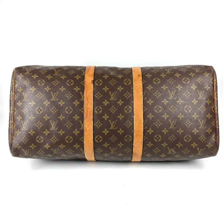 LOUIS VUITTON ルイヴィトン M41424 キーポル55 デベソ 旅行バッグ トラベルバッグ モノグラム ボストンバッグ ブラウン【中古】 | LOUIS VUITTON | 04