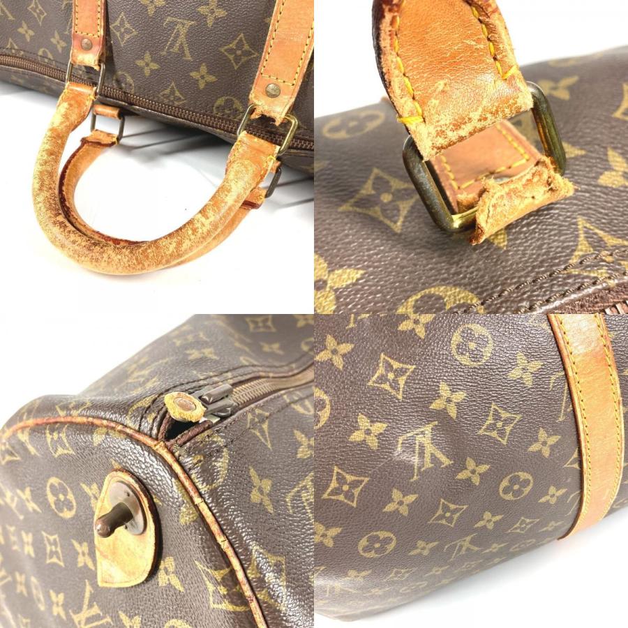 LOUIS VUITTON ルイヴィトン M41424 キーポル55 デベソ 旅行バッグ トラベルバッグ モノグラム ボストンバッグ ブラウン【中古】 | LOUIS VUITTON | 07