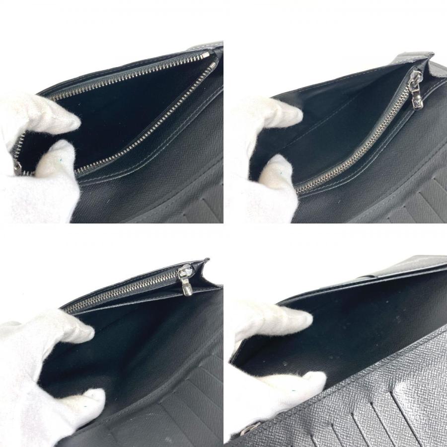 LOUIS VUITTON ルイヴィトン M61697 ポルトフォイユ ブラザ ロングウォレット 2つ折り モノグラムエクリプス 長財布 ブラック【中古】 | LOUIS VUITTON | 08