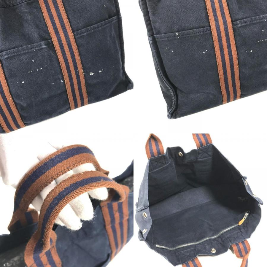 HERMES エルメス フールトゥMM フールトゥ MM カバン トートバッグ ハンドバッグ ネイビー ユニセックス【中古】 | HERMES | 08