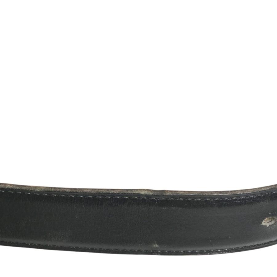 HERMES エルメス ベルトのみ ボトムス用ベルト バックル ベルト ブラック レディース【中古】 | HERMES | 02
