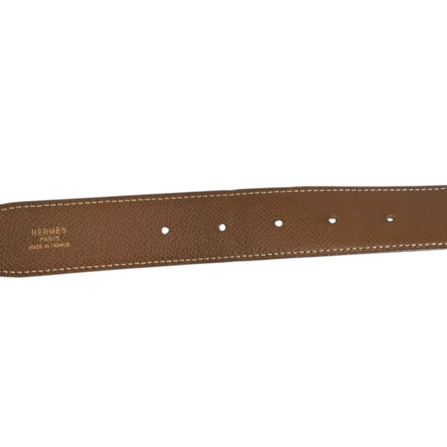 HERMES エルメス ベルトのみ ボトムス用ベルト バックル ベルト ブラック レディース【中古】 | HERMES | 07