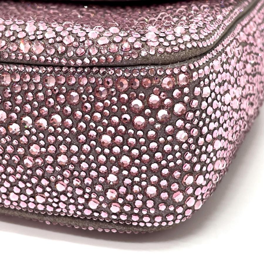 CHANEL シャネル ラスベガス ベラージオ店限定 CCココマーク スワロフスキー Wチェーン ショルダーバッグ レディース【中古】 | CHANEL | 04