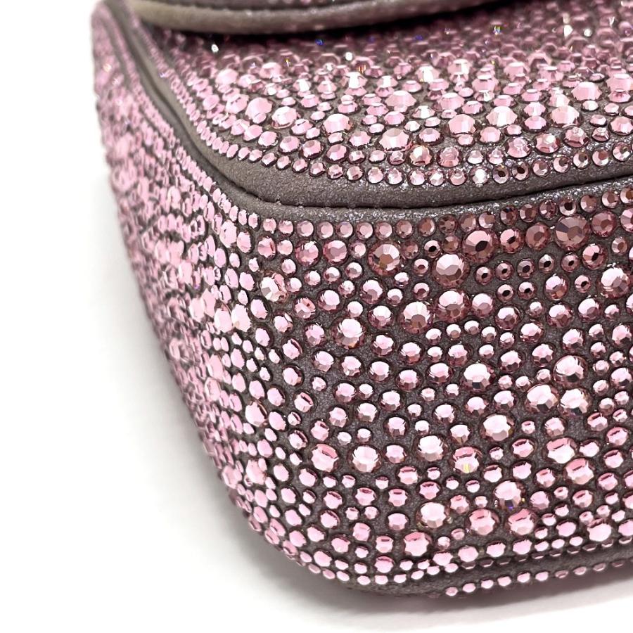 CHANEL シャネル ラスベガス ベラージオ店限定 CCココマーク スワロフスキー Wチェーン ショルダーバッグ レディース【中古】 | CHANEL | 05