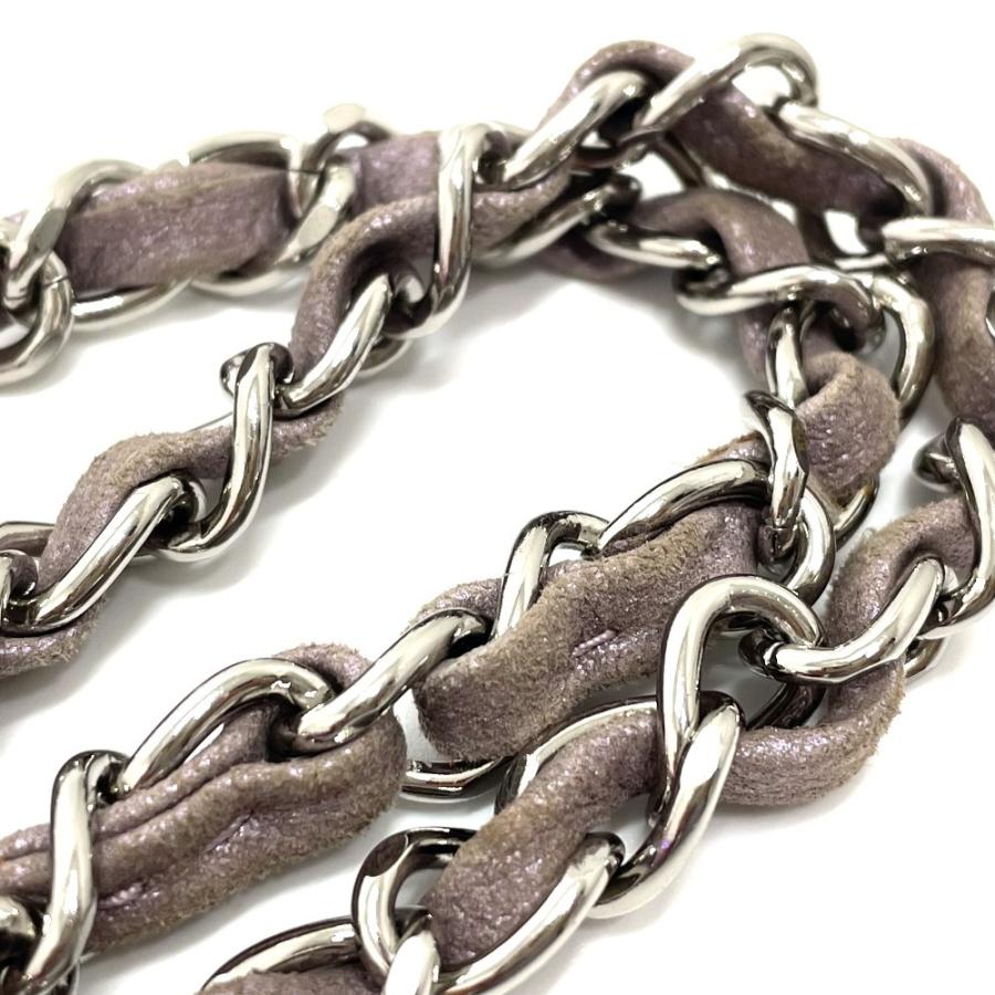 CHANEL シャネル ラスベガス ベラージオ店限定 CCココマーク スワロフスキー Wチェーン ショルダーバッグ レディース【中古】 | CHANEL | 06