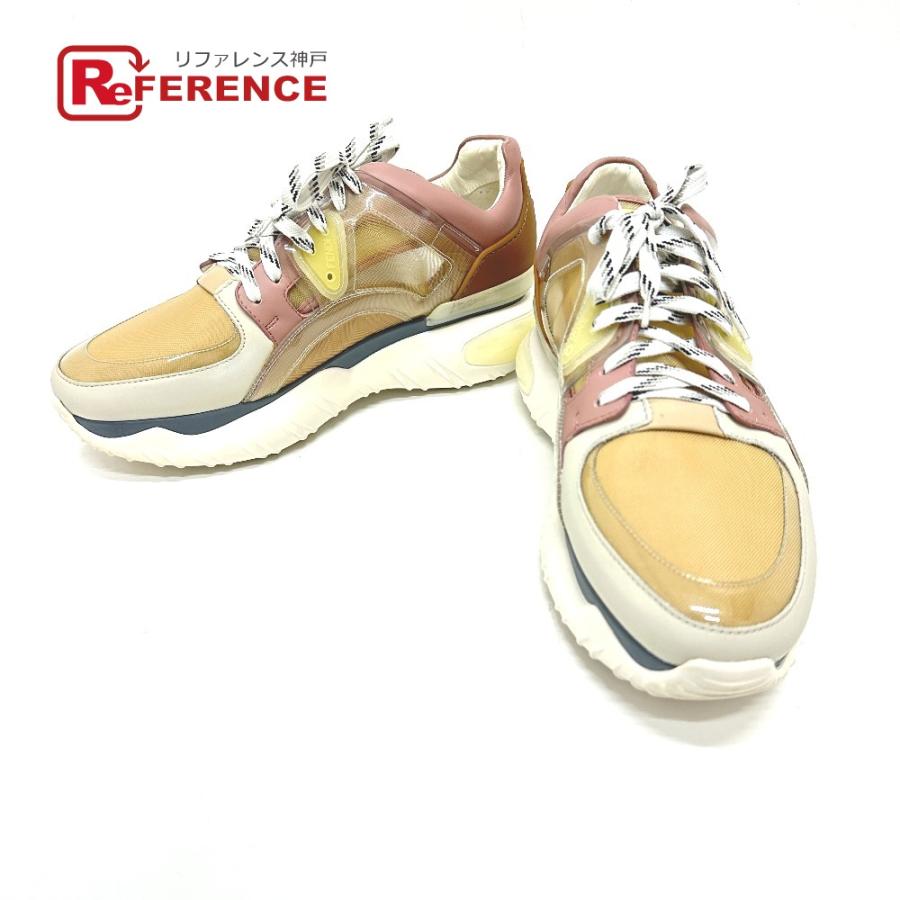 FENDI ジッパースニーカー グレー/イエロー　43 FENDI ジッパースニーカー グレー/イエロー43