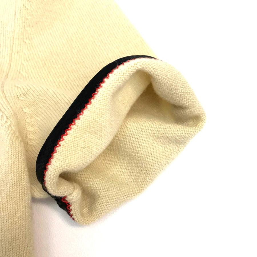 新品同様 GUCCI グッチ 501400 リボン アパレル トップス カットソー 半袖ニット 半袖 ニット ベージュ レディース【中古】 | GUCCI | 03