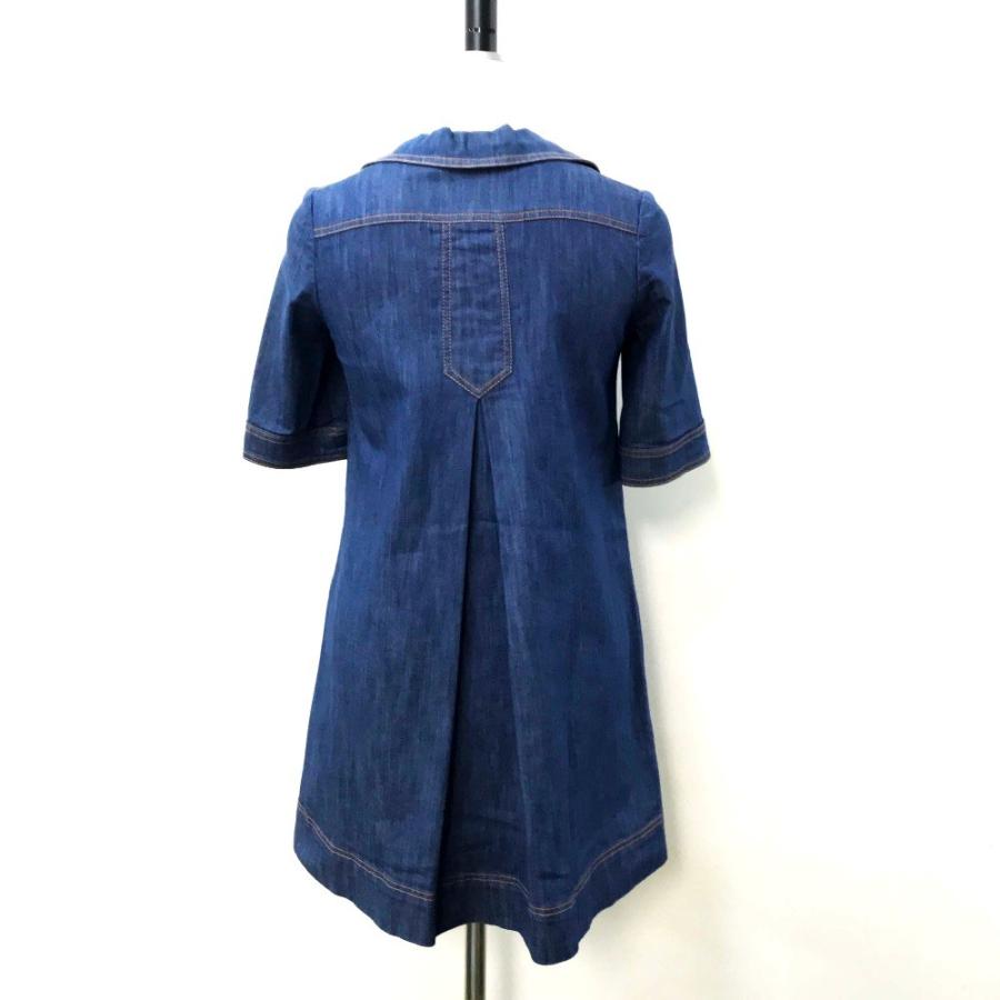 Gucci グッチ Vネック レースアップ ワンピース ブルー ブルー レディース 中古 K 0318 76 リファレンス コレクション 通販 Yahoo ショッピング