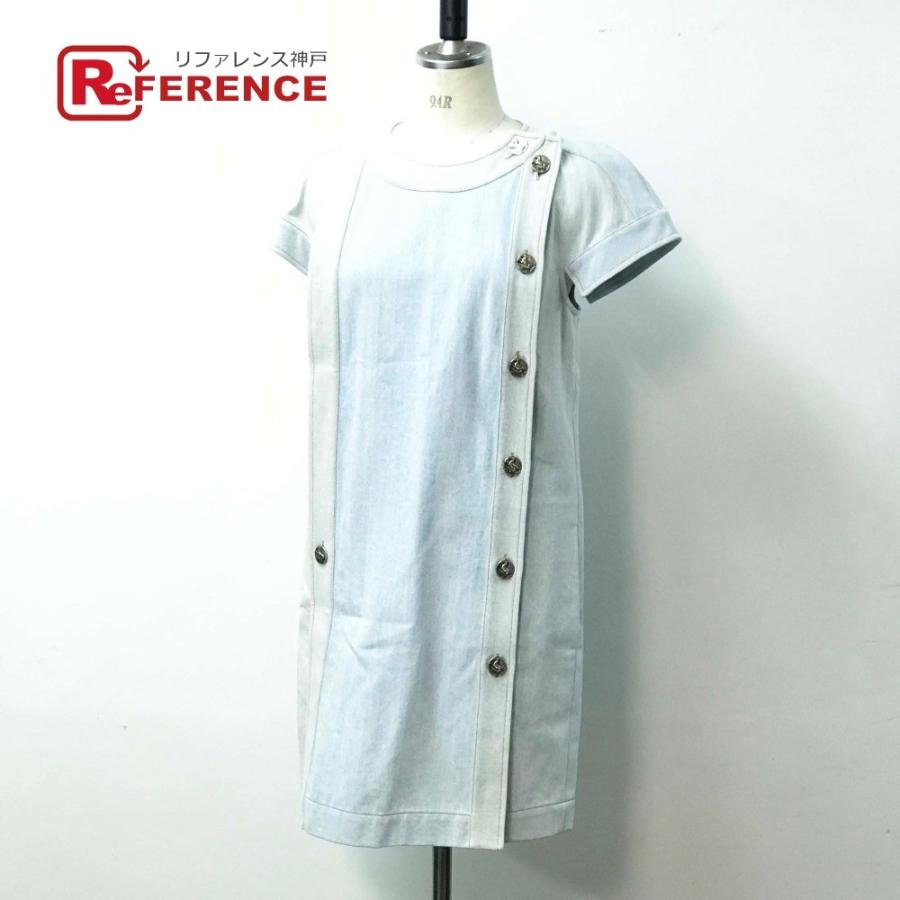 新発売の Chanel シャネル Pv デニム ラップ Cc ココマーク 馬モチーフ ワンピース ライトブルー系 レディース 中古 21福袋 Www Jsanalytikal Com