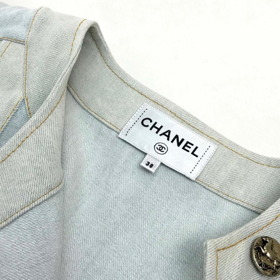 新発売の Chanel シャネル Pv デニム ラップ Cc ココマーク 馬モチーフ ワンピース ライトブルー系 レディース 中古 21福袋 Www Jsanalytikal Com
