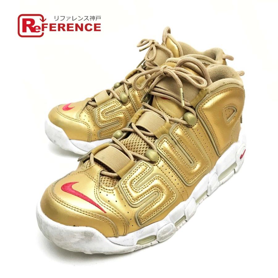 Nike ナイキ 700 Nike Supreme モアテン シュプテン Air More Uptempo 国内正規品 スニーカー ゴールド メンズ 中古 K 0619 9 リファレンス コレクション 通販 Yahoo ショッピング