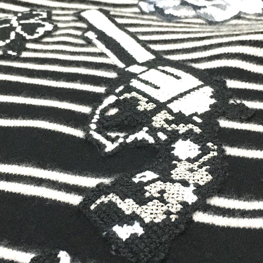 DOLCE&GABBANA ドルチェアンドガッバーナ 003K/F64DD-B ボーダー フラワー サボテン ピストル セーター |  | 05