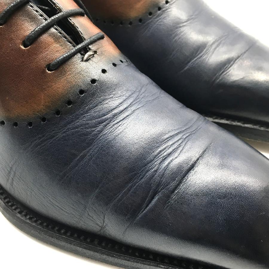 Berluti ベルルッティ パンチングデザイン ツートーン パティーヌ 紳士 ドレスシューズ 革 ビジネス メンズ |  | 08