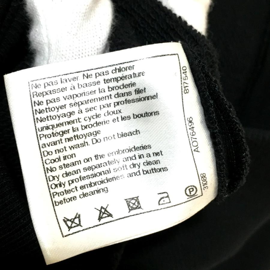 CHANEL シャネル P52492 15B カメリア装飾 トレーナー 肩ファスナー スウェット ウール レディース ブルー | CHANEL | 06