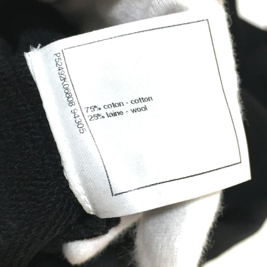 CHANEL シャネル P52492 15B カメリア装飾 トレーナー 肩ファスナー スウェット ウール レディース ブルー | CHANEL | 07