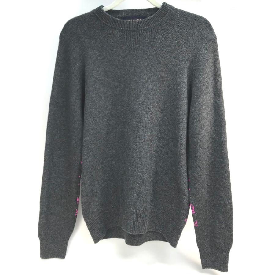 LOUIS VUITTON ルイヴィトン ハーフ＆ハーフ モノグラムクルーネック