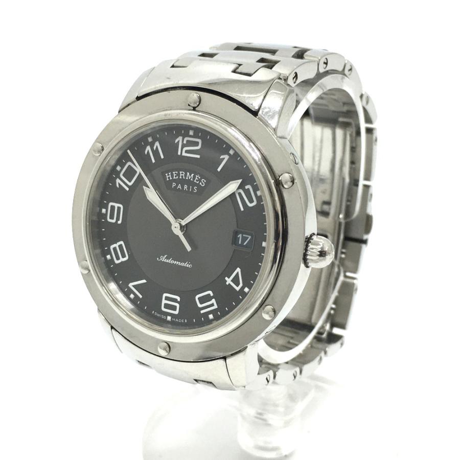 HERMES エルメス CP2.810 デイト クリッパー 自動巻き メンズ腕時計 SS メンズ シルバー | HERMES | 01