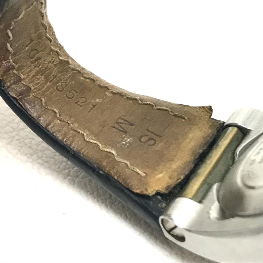 BVLGARI ブルガリ EG30S エルゴン デイト レディース腕時計 SS/革ベルト シルバー×ブラック クォーツ | BVLGARI | 07