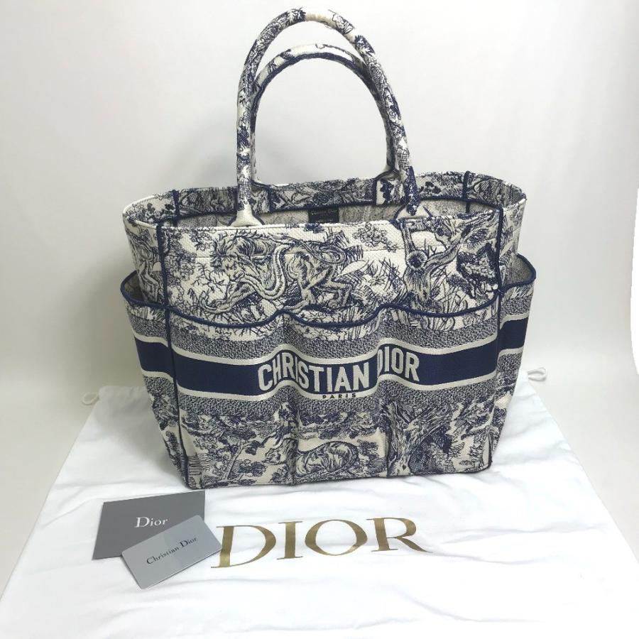 美品 Christian Dior ディオール 50-MA-0230 ブックトート ガーデナー