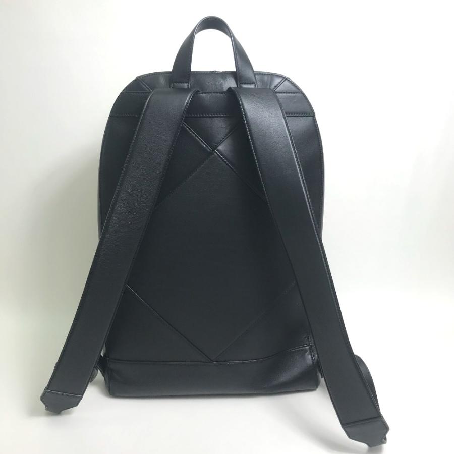 ブラック パッチワークリュックBottegaVenetaボッテガリュック