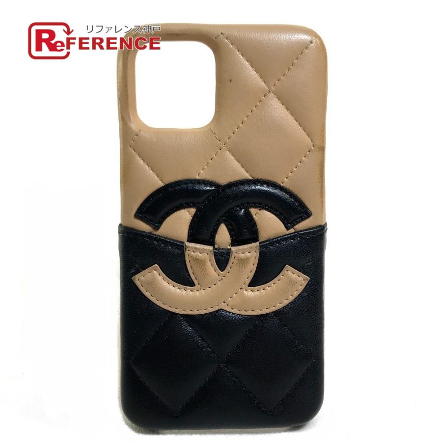 Chanel シャネル Ap1453 Cc ココマーク マトラッセ バイカラー Iphoneケース ベージュ ブラック レディース 中古 K 2112 10 リファレンス コレクション 通販 Yahoo ショッピング