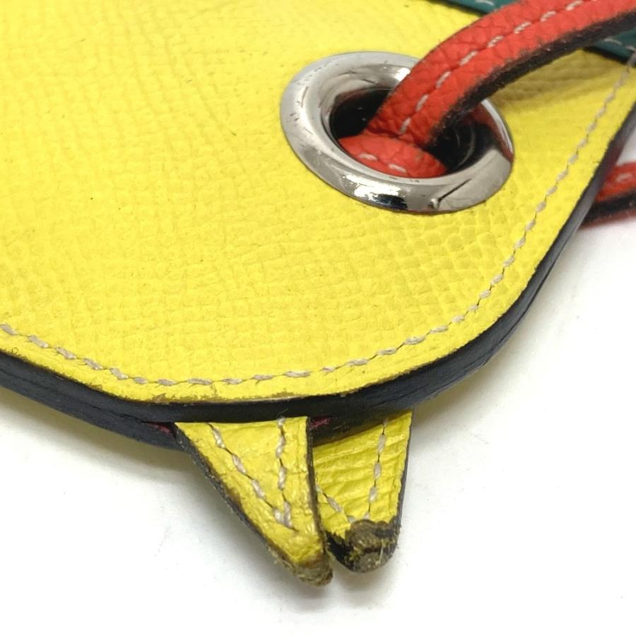 HERMES エルメス カマイユ キーリング チャーム バッグチャーム ライム