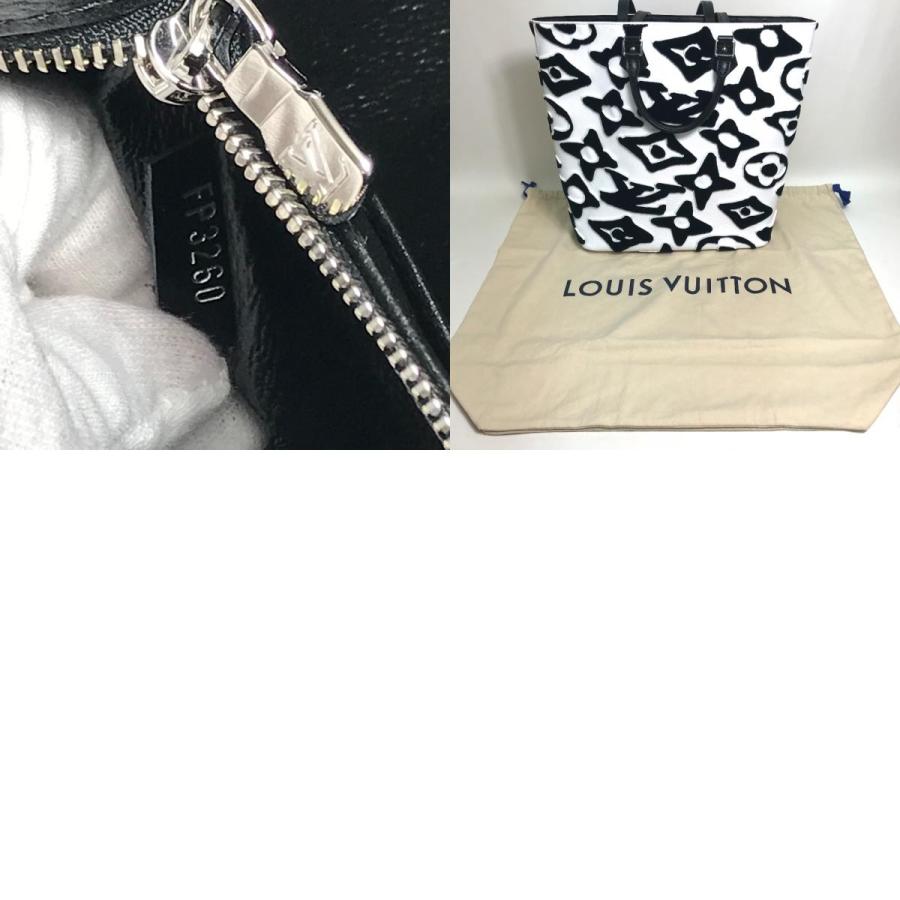 新品同様 LOUIS VUITTON ルイヴィトン M45567 LVXUF カバ カバン バッグ タフテッドモノグラム トートバッグ ホワイト/ブラック【中古】 | LOUIS VUITTON | 09