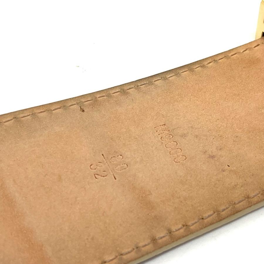 LOUIS VUITTON ルイヴィトン M9609 LV サンチュール イニシアル ピン式バックル  ダミエアズール ベルト ホワイト ユニセックス【中古】 | LOUIS VUITTON | 04
