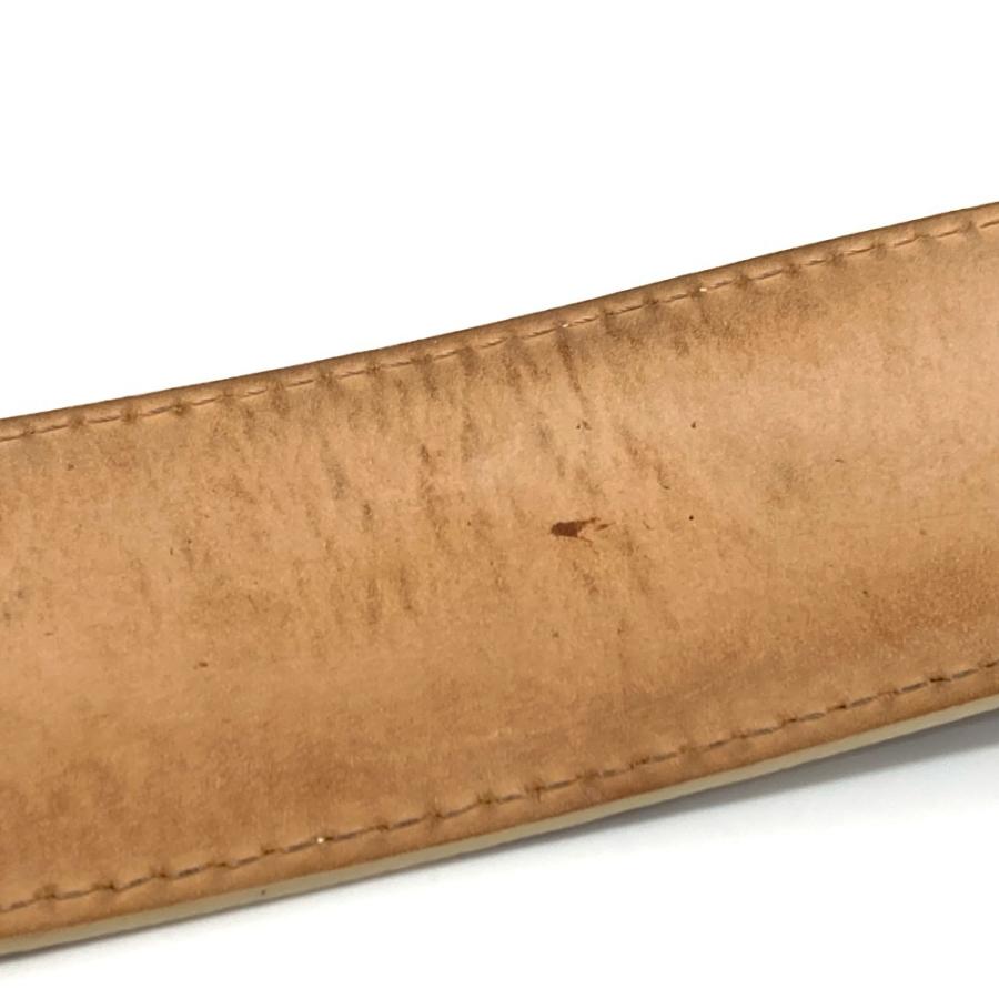 LOUIS VUITTON ルイヴィトン M9609 LV サンチュール イニシアル ピン式バックル  ダミエアズール ベルト ホワイト ユニセックス【中古】 | LOUIS VUITTON | 06