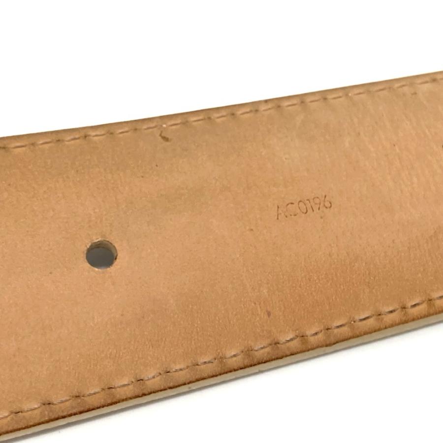 LOUIS VUITTON ルイヴィトン M9609 LV サンチュール イニシアル ピン式バックル  ダミエアズール ベルト ホワイト ユニセックス【中古】 | LOUIS VUITTON | 07