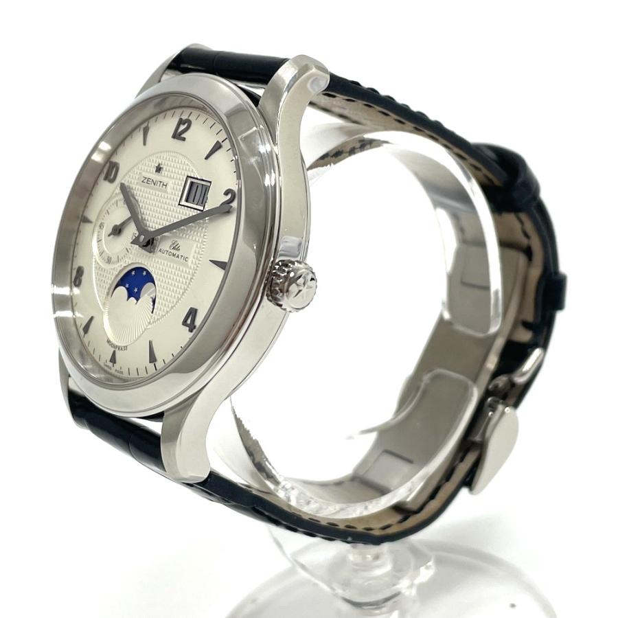 ZENITH ゼニス 03.1125.691 クラス グランドデイト ムーンフェイズ 自動巻き 腕時計 SS シルバー メンズ【中古】 | ZENITH（時計） | 01