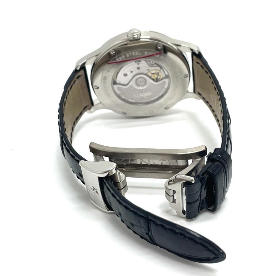 ZENITH ゼニス 03.1125.691 クラス グランドデイト ムーンフェイズ 自動巻き 腕時計 SS シルバー メンズ【中古】 | ZENITH（時計） | 03