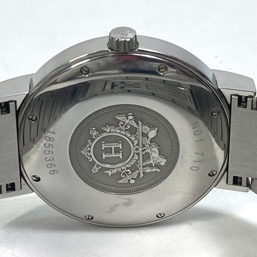HERMES エルメス NO1.710 ノマード オートクオーツ デイト 腕時計 SS メンズ【中古】 | HERMES | 05